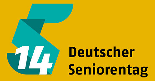 Das Foto zeigt das Logo des 14. Deutschen Seniorentags.