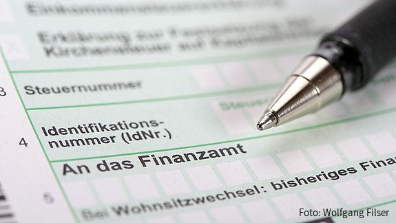 Formular für Steuererklärung ans Finanzamt